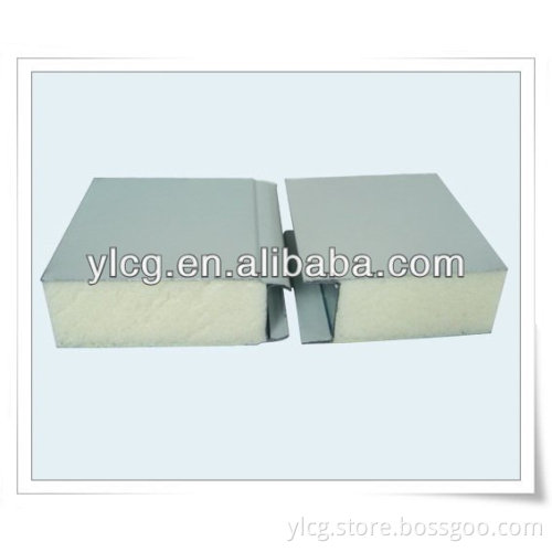 ISO9001:2000 50mm pu sandwich panel for cold storage